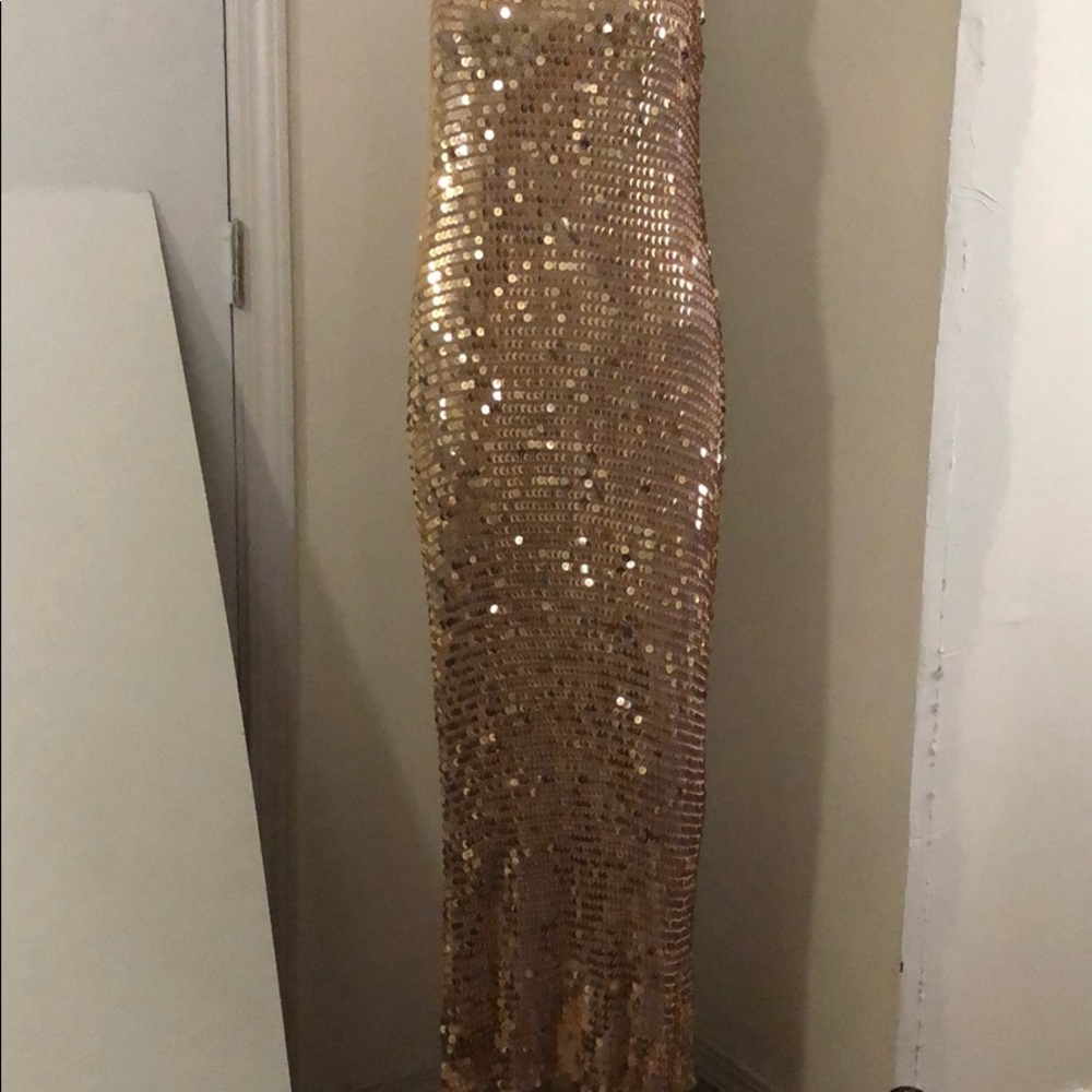 SPARKLES!! Gold color says XL, but size 10 snugly - Picture 2 of 6